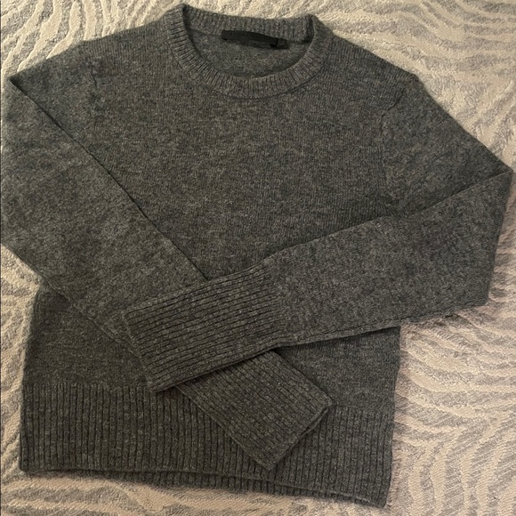 Jenni Kayne Charcoal Knit Sweater - Picture 1 of 4
